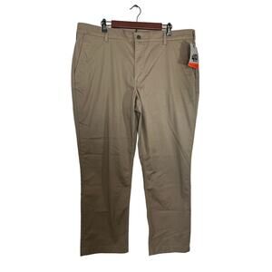 NWT Duluth Trading 40 Grit Men's Khaki Flex Twill Slim Fit Pants Size 42x30